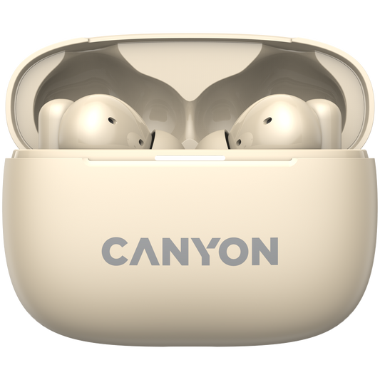 Canyon OnGo TWS-10 ANC+ENC True Wireless Earbuds - Beige