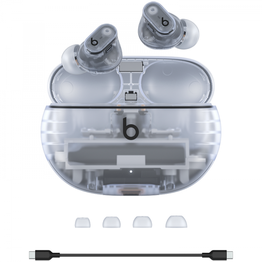 Beats Studio Buds + True Wireless Noise Cancelling Earbuds - Transparent
