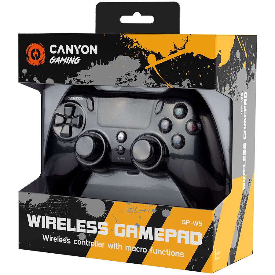 Canyon Wireless Gamepad GP-W5 - Black