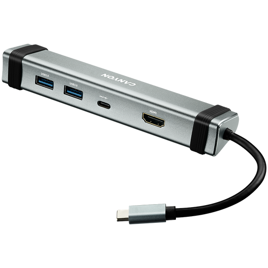 Canyon DS-3 4-in-1 USB-C Hub - Space Grey