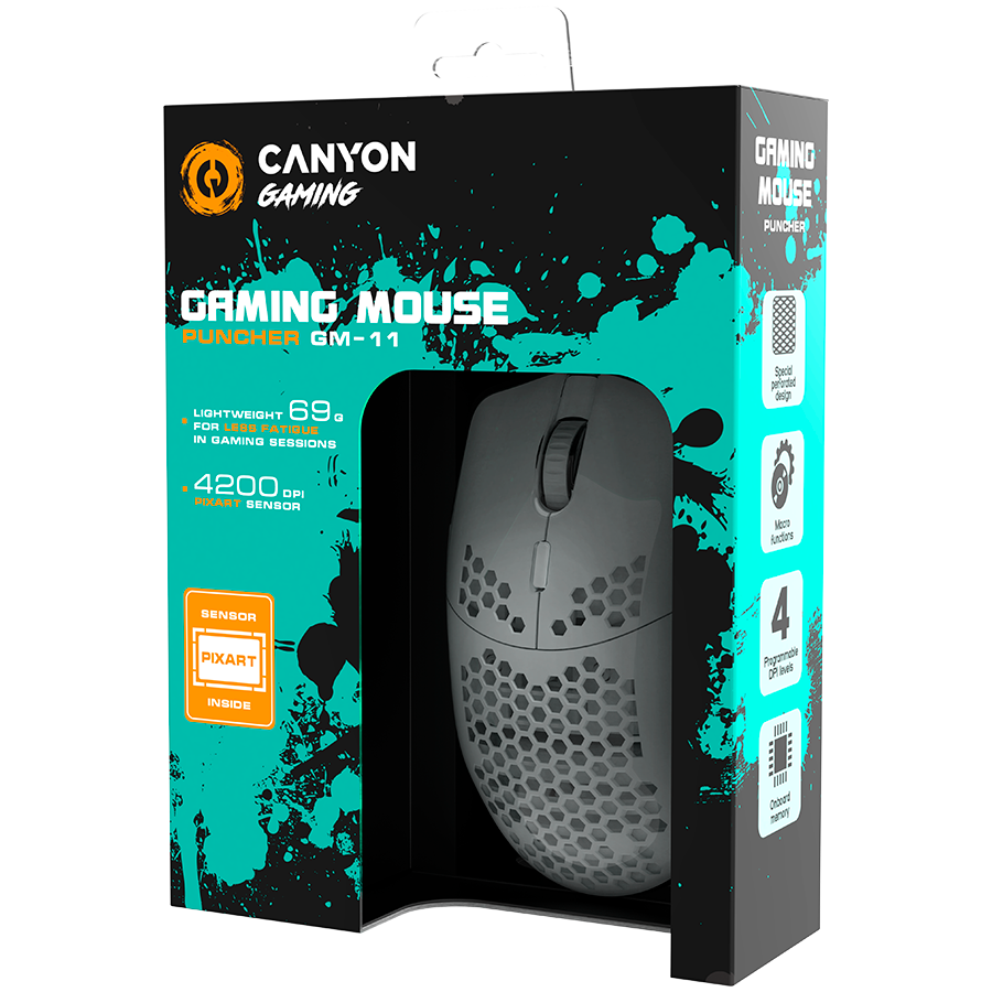 Canyon Puncher GM-11 Gaming Mouse - White