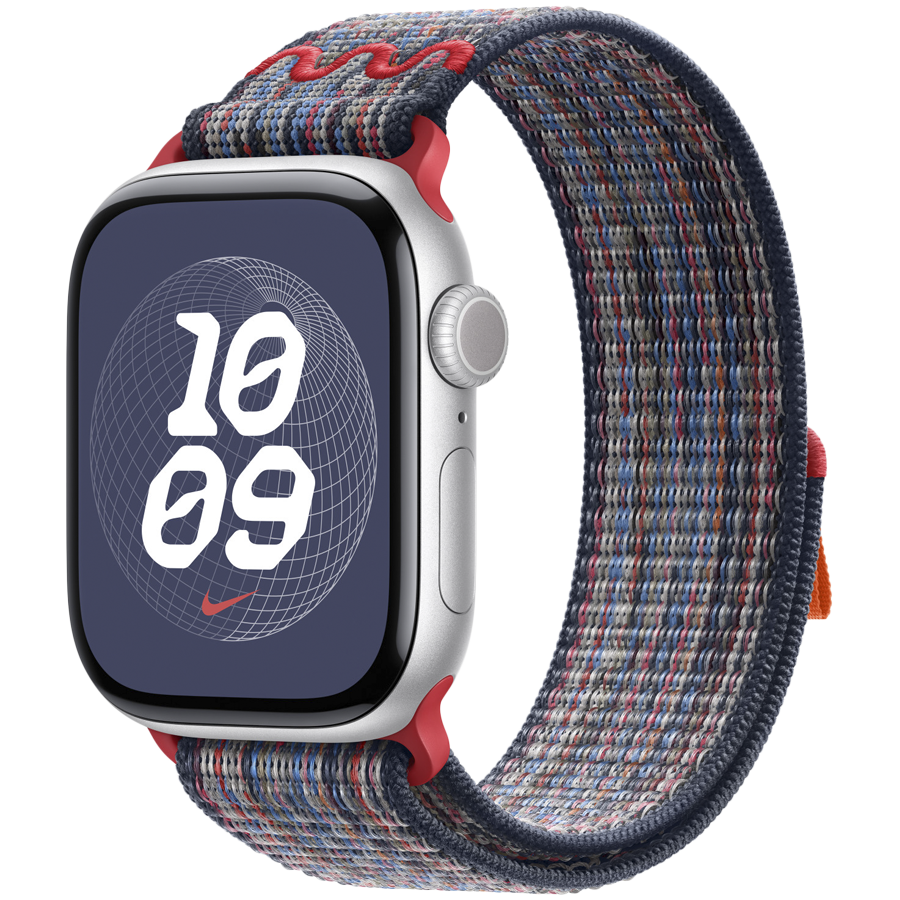 Apple Watch Nike Sport Loop – Blue/Red 40mm