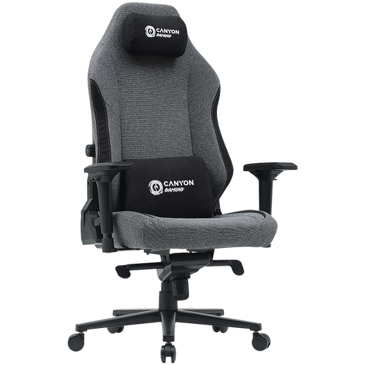 Canyon Fabric XL Gaming Chair Boulder XLCH01 - Grey