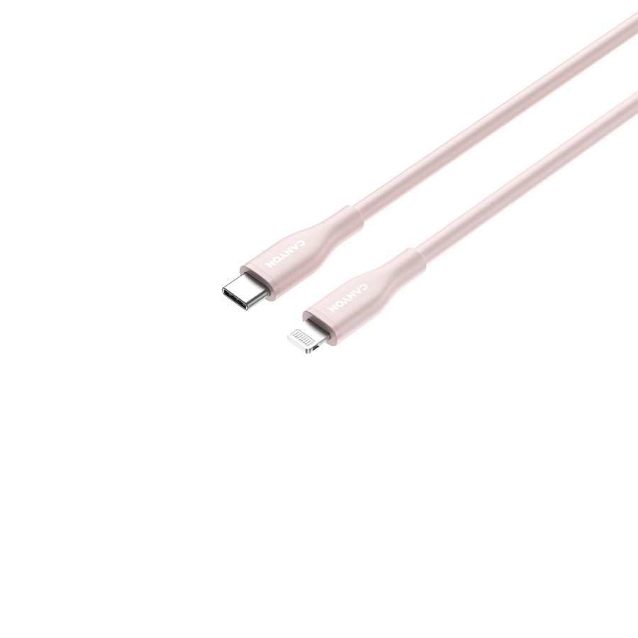 Canyon Lightning Cable C-L 60W MFI 1M - Pink