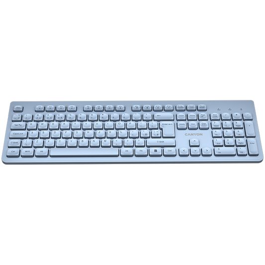 Canyon Silent Wireless Keyboard HKB-W01 - Blue