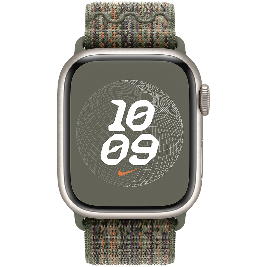 Apple Watch Nike Sport Loop Sequoia/Orange 38/40/41mm