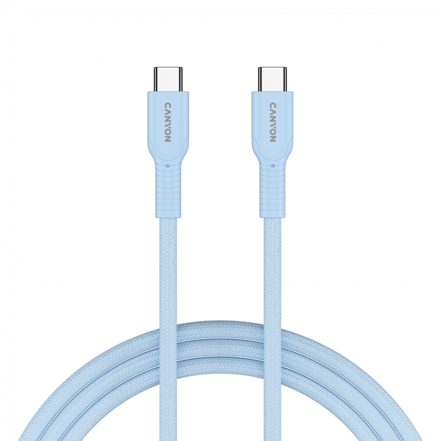 Canyon USB-C to USB-C 60W 1M - Light Blue