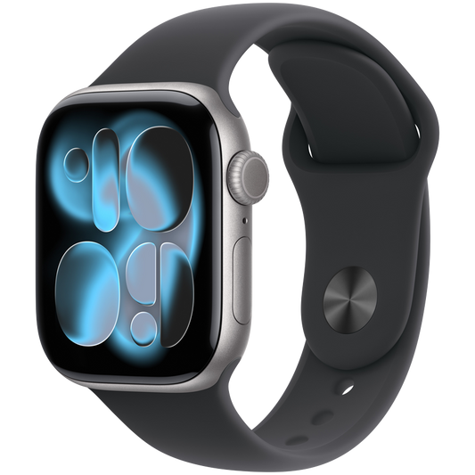 Apple Watch Series 11 GPS 42mm - Space Grey Aluminium with Black Sport Band M/L