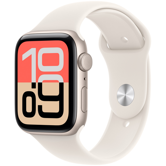 Apple Watch SE 3 GPS 44mm — Starlight with Starlight Sport Band M/L