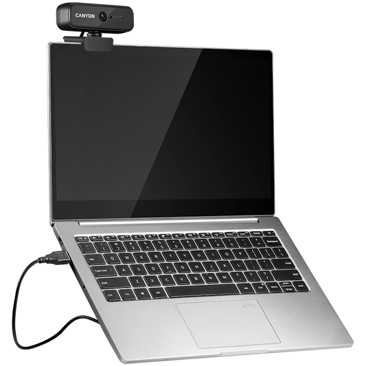 Canyon C2 HD 720P Webcam - Black