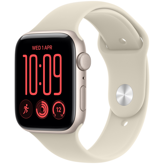 Apple Watch SE 3 GPS 44mm - Starlight with Sand Sport Band M/L