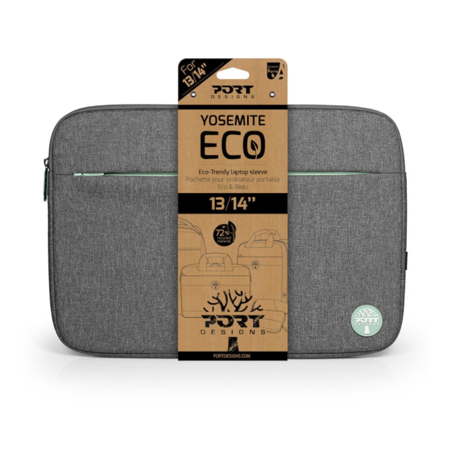 Port Designs YOSEMITE 13/14″ Eco Notebook Sleeve