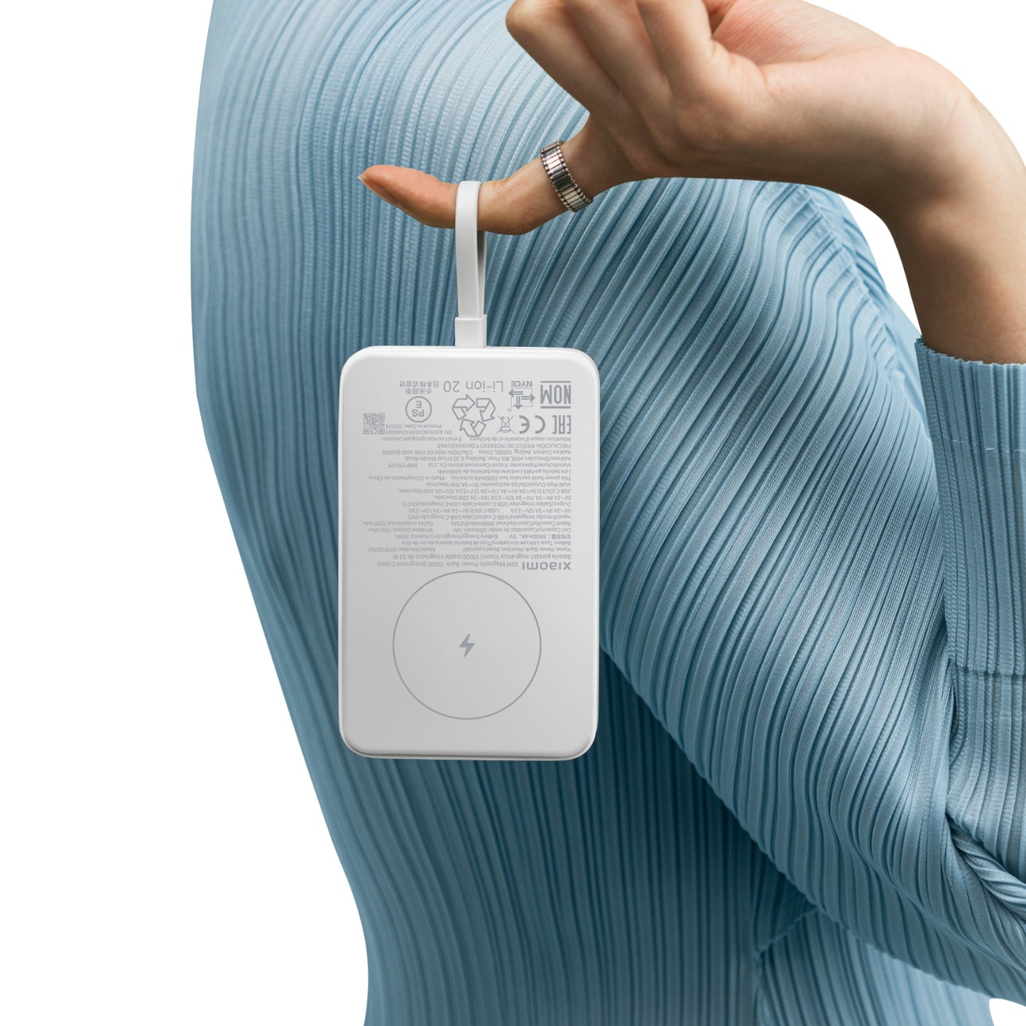 Xiaomi 33W Power Bank 10000mAh (Integrated Cable) - White