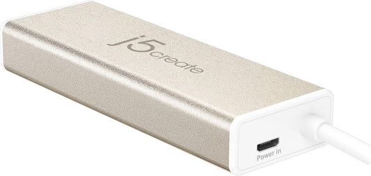 J5create USB 3.1 Type C to 3 USB 3.0 Hub with 4K HDMI Port - JCH451