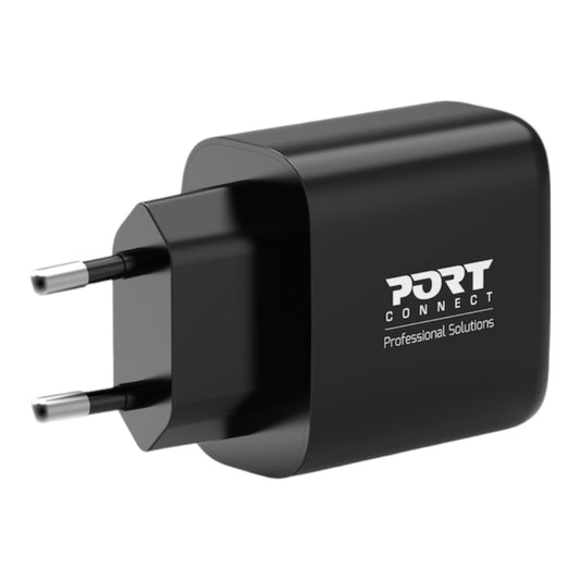 Port Connect 65W GaN Type-C & USB-A Fast Charger