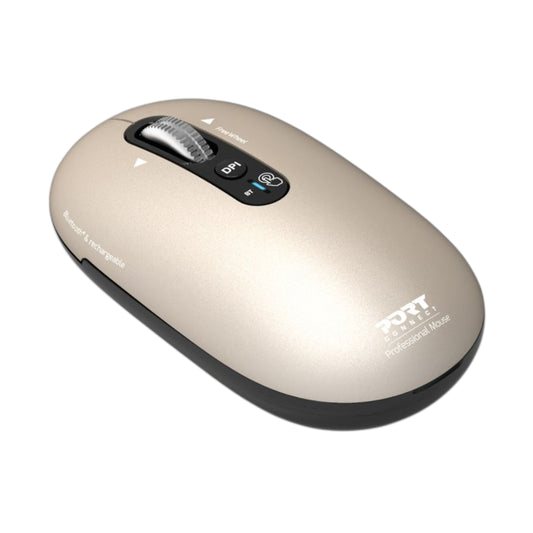 Port Connect PURE MAC Rechargeable Wireless & Bluetooth Mouse – Pearl