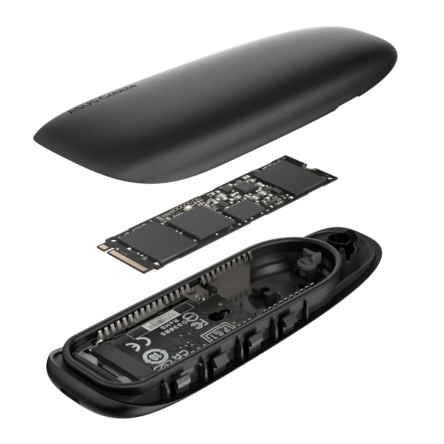 Asus Cobble M.2 SSD Enclosure – Black