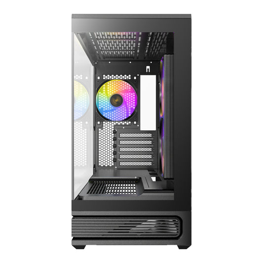 Antec C2M ARGB Compact Micro-ATX Gaming Chassis – Black