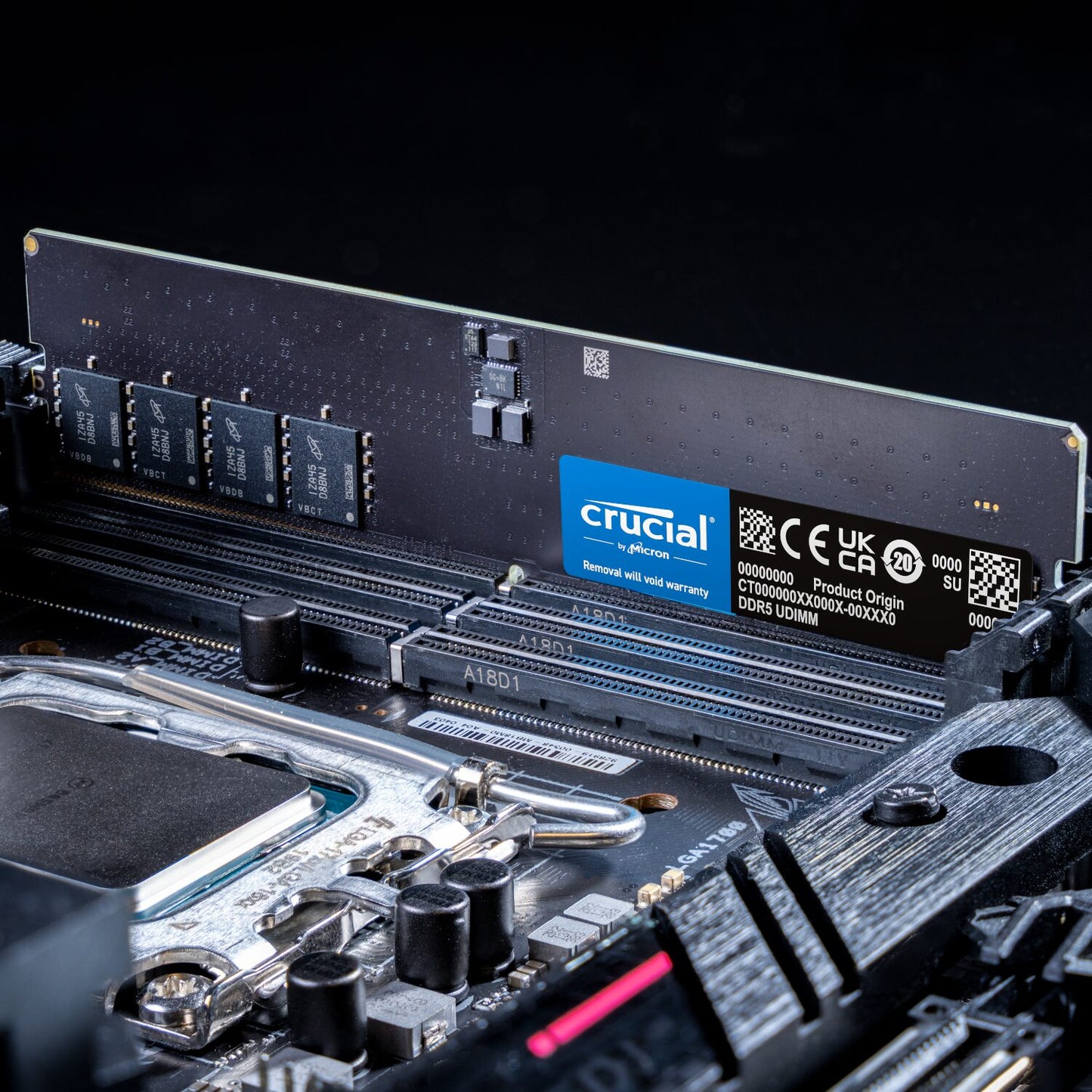 Crucial DDR5 Desktop Memory – 128GB (2X64GB), 5600MHz