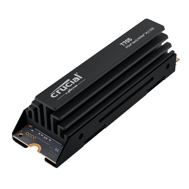 Crucial T705 M.2 NVMe Gen5 SSD - 4TB with Heatsink