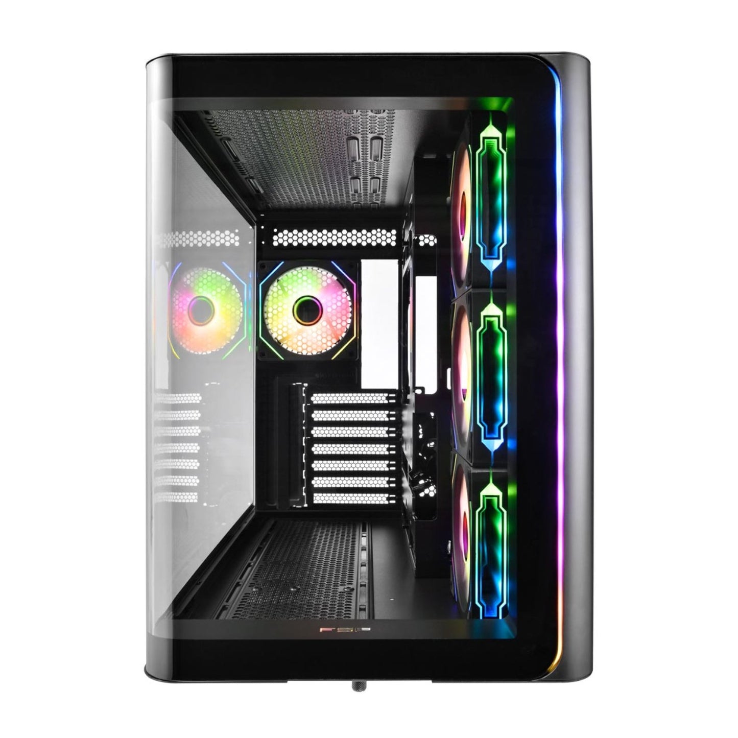 FSP M580 ARGB ATX Mid Tower Gaming Chassis – Black