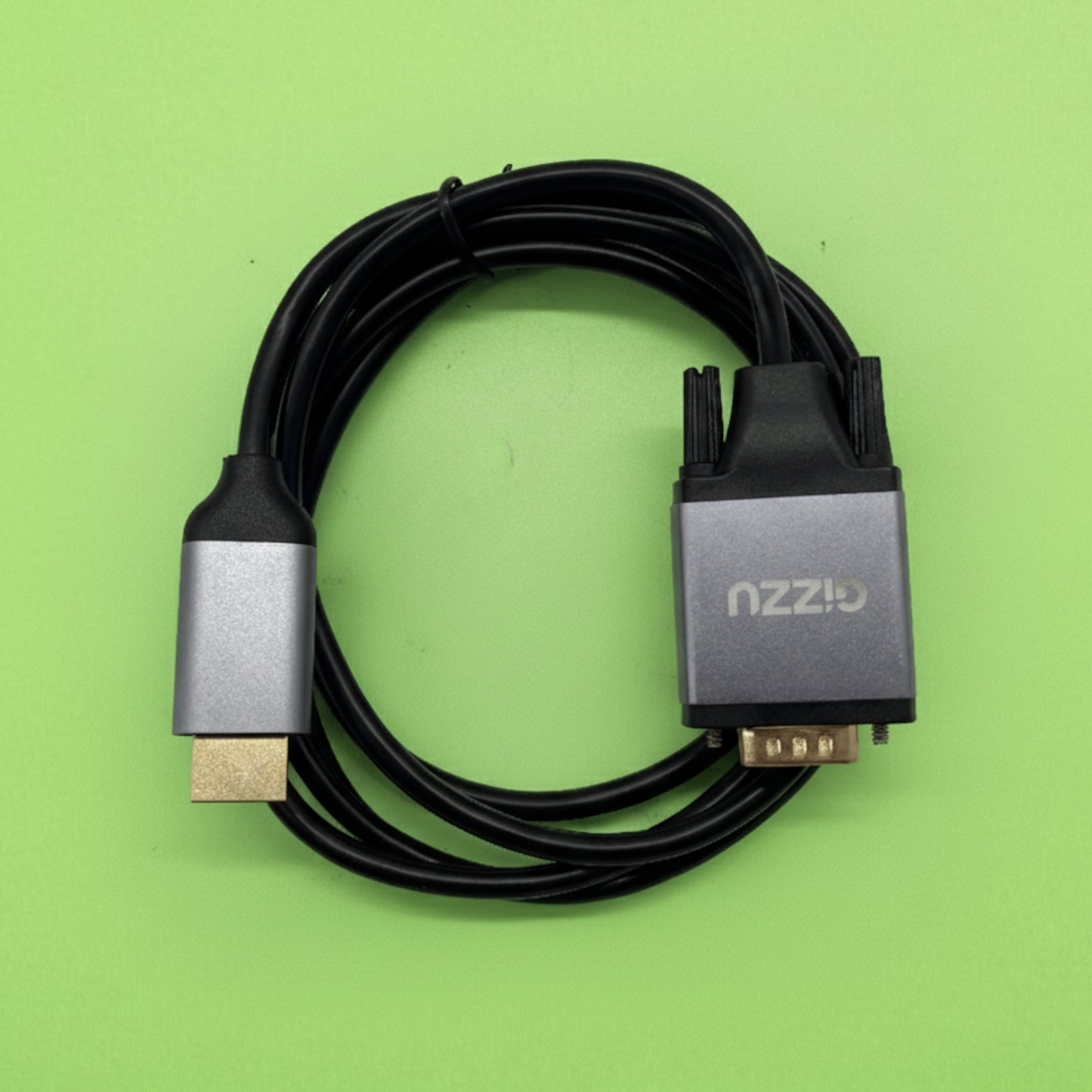 Gizzu Full HD HDMI to VGA Cable (1.8m) – Black
