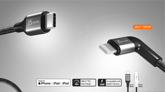 J5create USB-C to Lightning Cable - JALC15