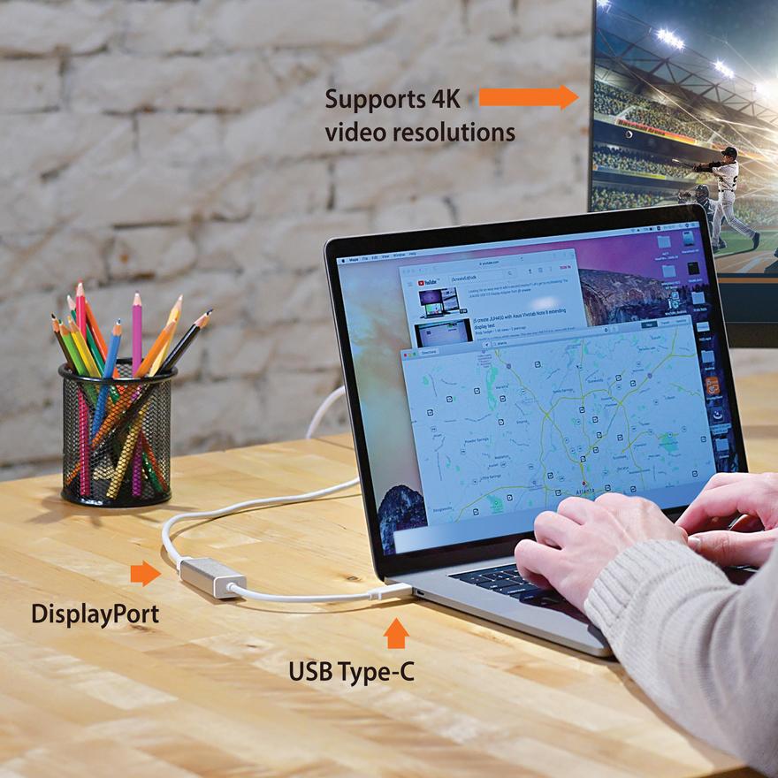 J5create USB Type-C to 4K DisplayPort Adapter - JCA140