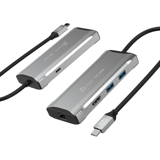 J5create 4K60 Elite USB-C 10Gbps Travel Dock - JCD392