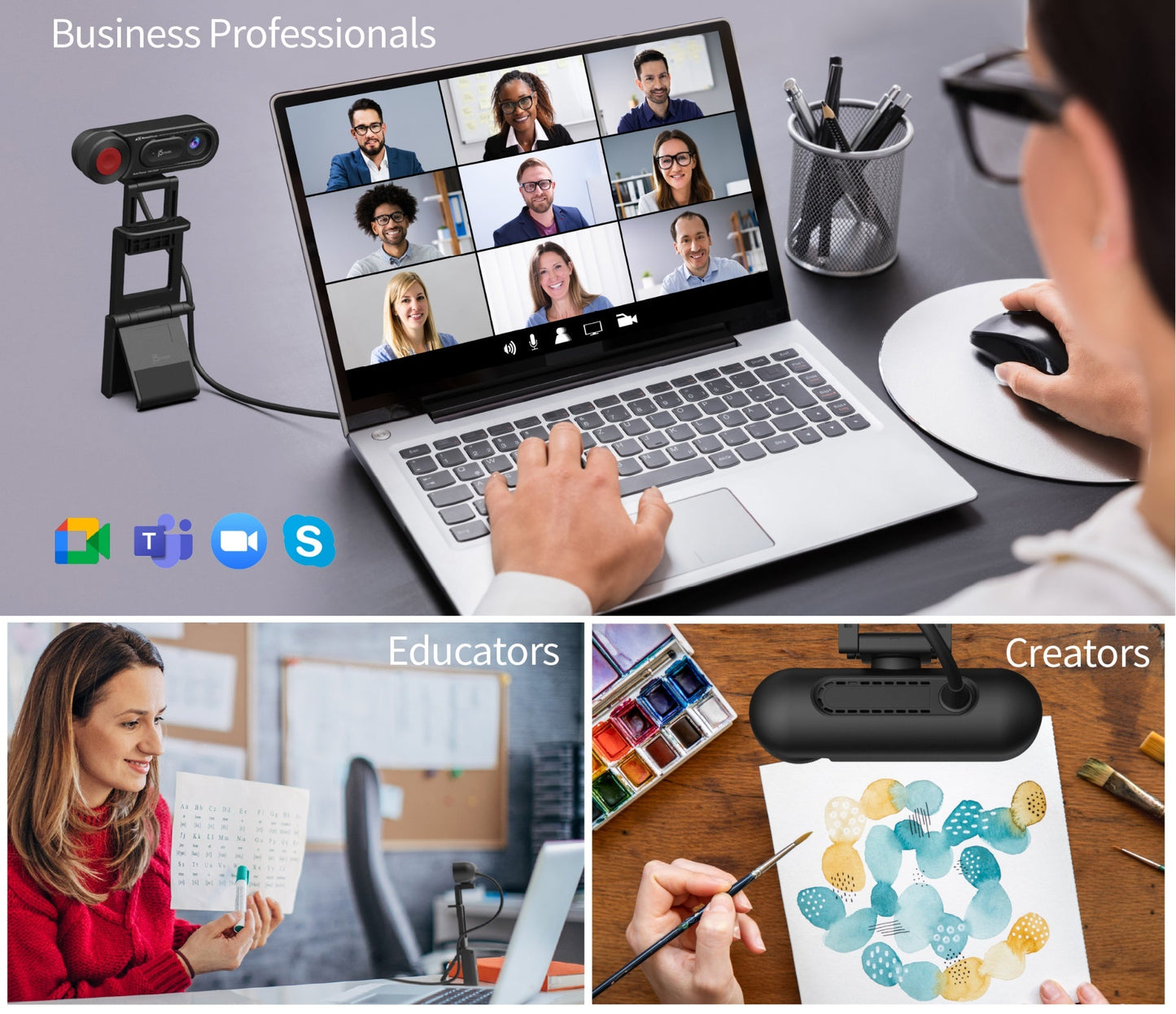 J5create HD Webcam with Auto & Manual Focus Switch - JVU250