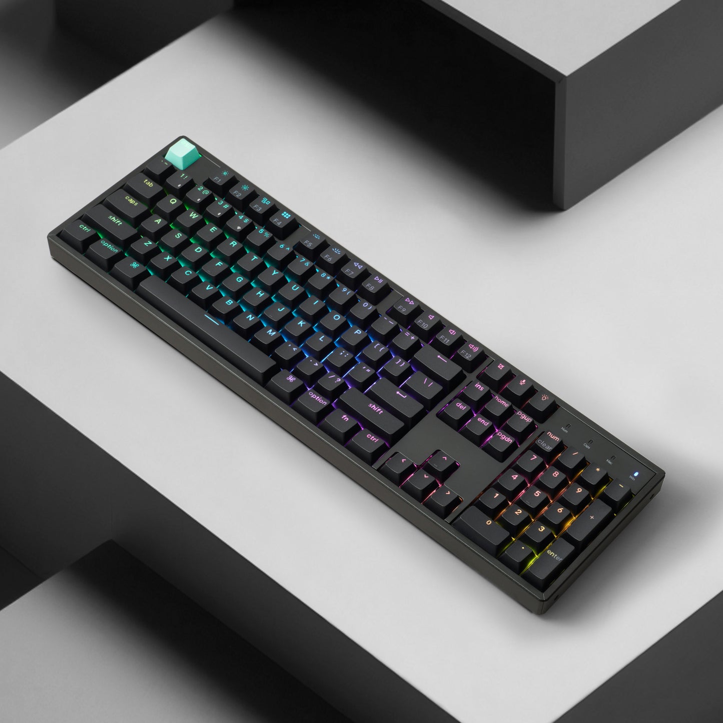 Keychron K10 HE 100% Hot-Swap Gateron Dbl-Rail Nebula Switch RGB Wireless Keyboard – Black