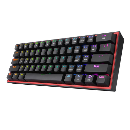 Redragon K617 FIZZ Wired RGB Gaming Keyboard – Black