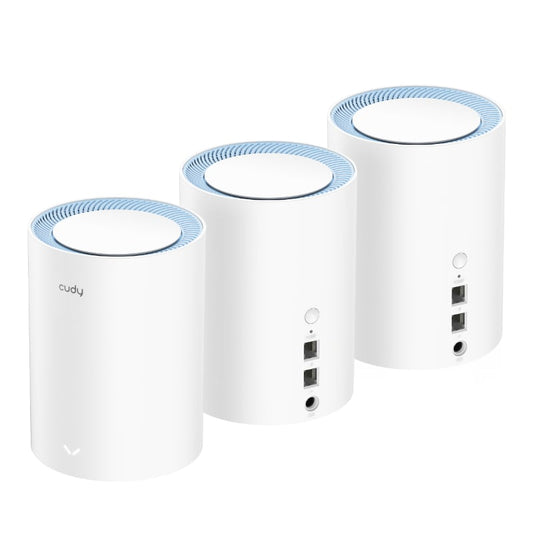 Cudy Dual Band WiFi 5 1200Mbps Fast Ethernet Mesh 3 Pack | M1200 (3-Pack)