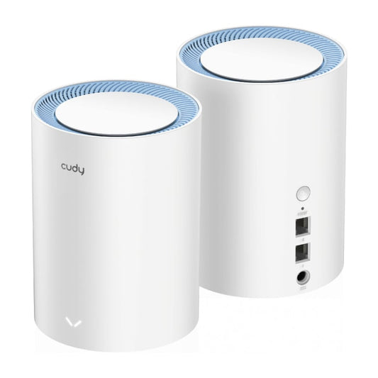 Cudy Dual Band WiFi 5 1200Mbps Fast Ethernet Mesh 2 Pack | M1200 (2-Pack)