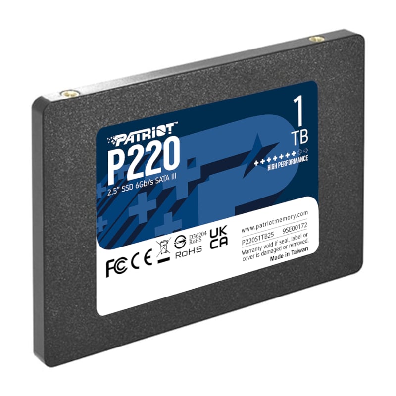 Patriot P220 2.5″ SATA III SSD - 1TB