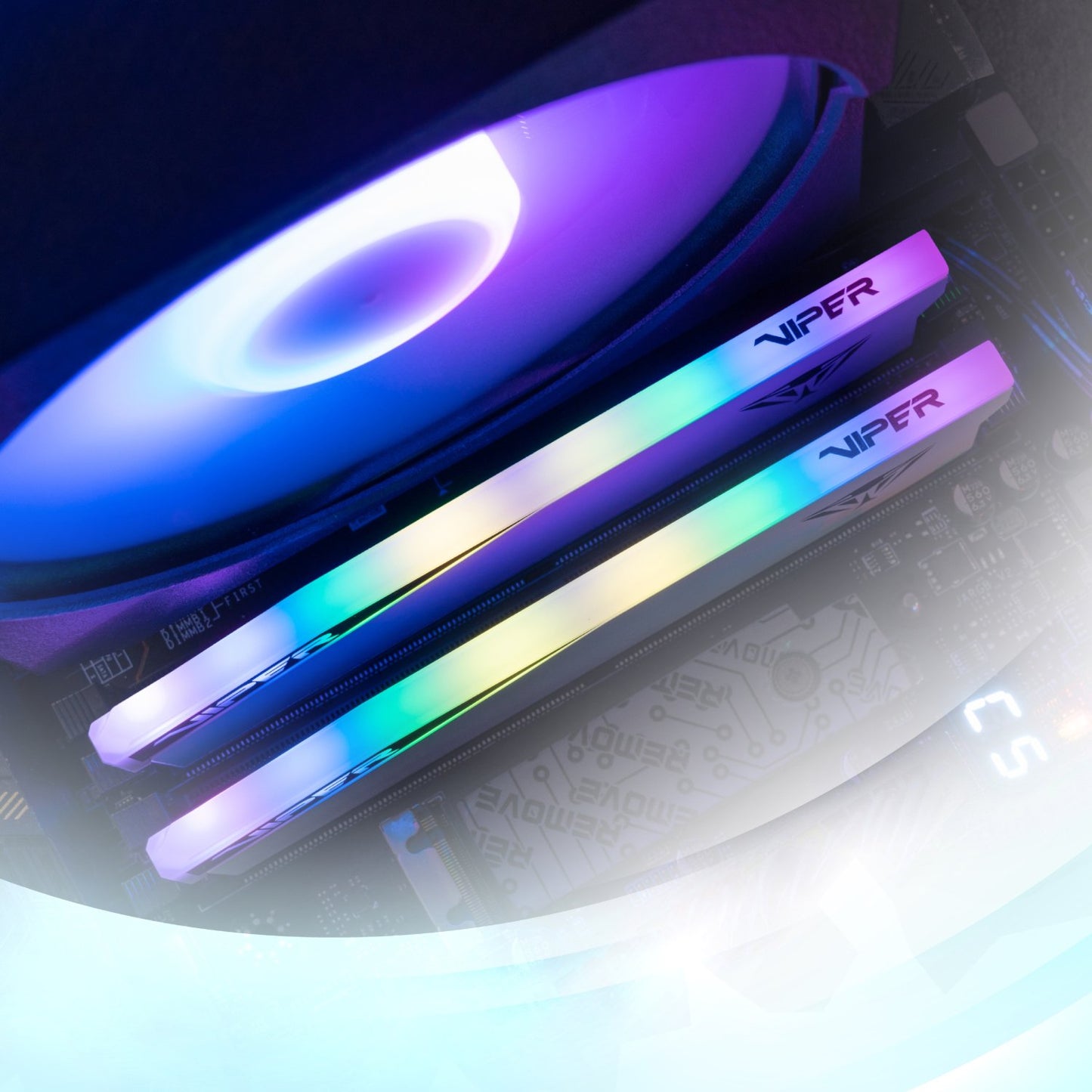 Patriot Viper Elite 5 RGB DDR5 Desktop Memory – 32GB (2X16GB), 6000MHz