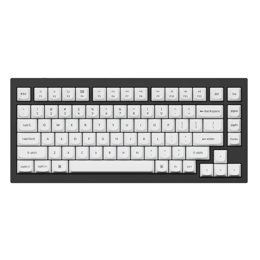 Keychron Double Shot PBT OSA Full Keycap Set – Black/White