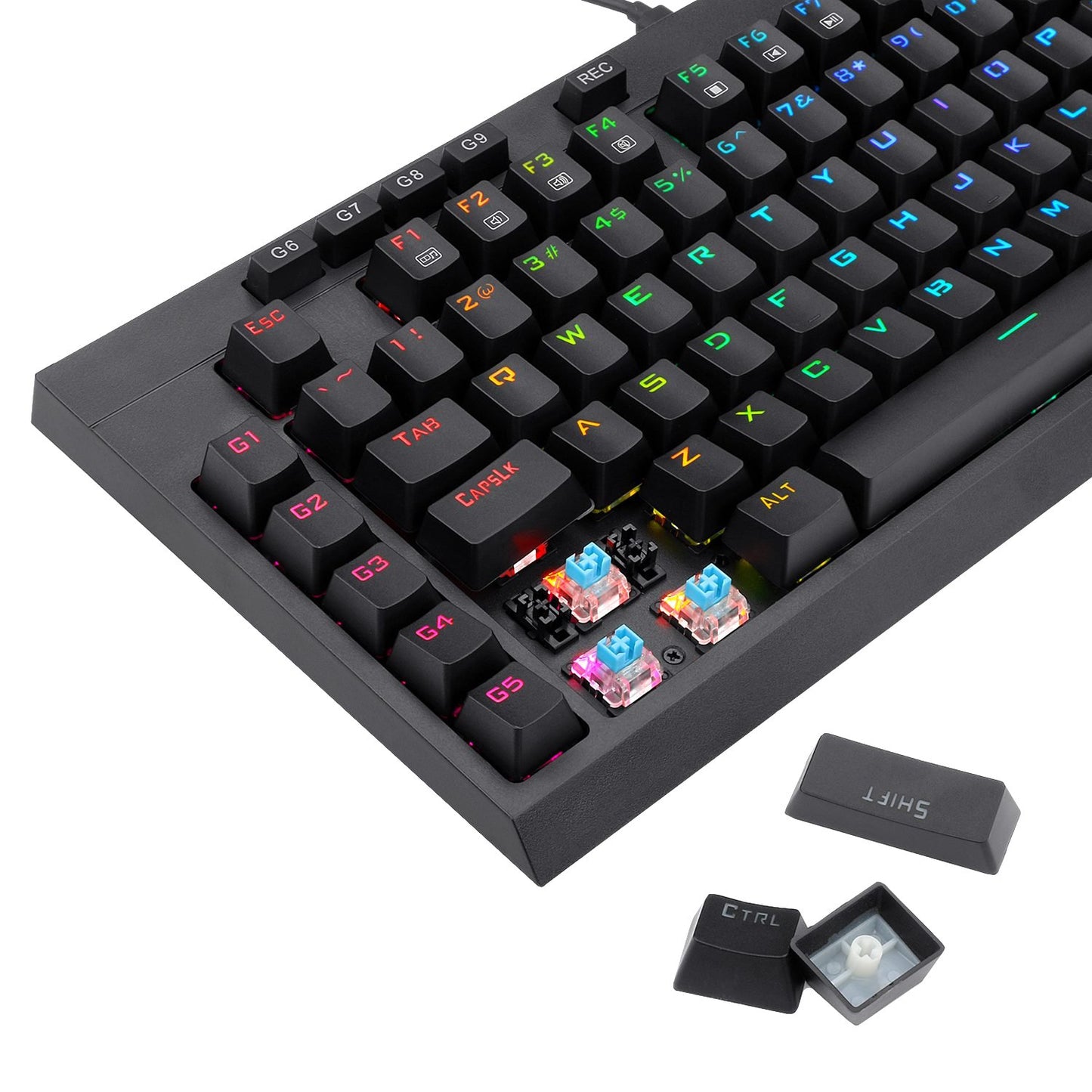 Redragon K588 RGB Pro BROADSWORD Mechanical Wired Gaming Keyboard