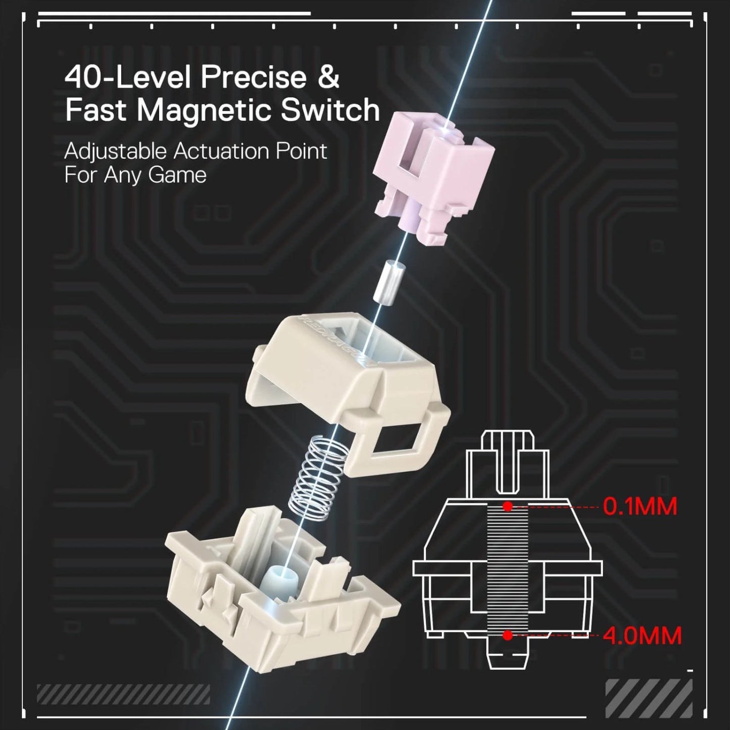 Redragon K617 FIZZ Wired RGB Gaming Keyboard