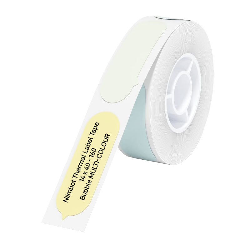 NIIMBOT D11/D110/D101/H1S Thermal Label 14x40mm – 160 Labels Per Roll – Bubble B