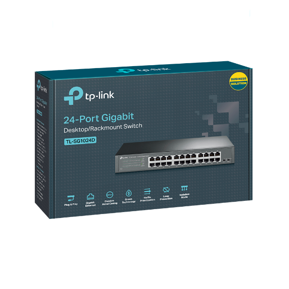 TP-Link 24-Port Gigabit Desktop/Rackmount Switch - TL-SG1024D