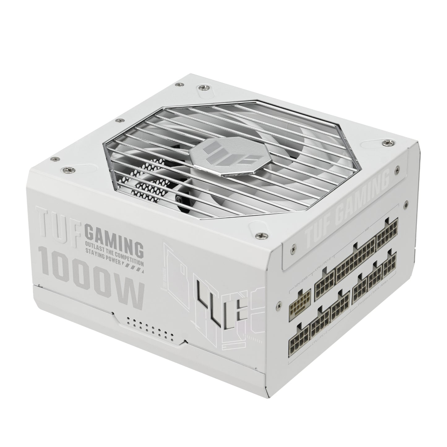 Asus TUF Gaming 1000W 80 PLUS Gold ATX Modular Power Supply – White