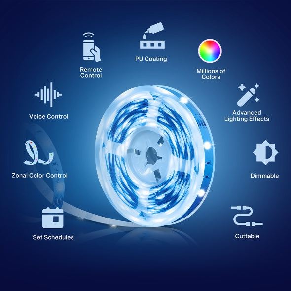 Tapo Smart Wi-Fi Light Strip, Multicolor - Tapo L920-5