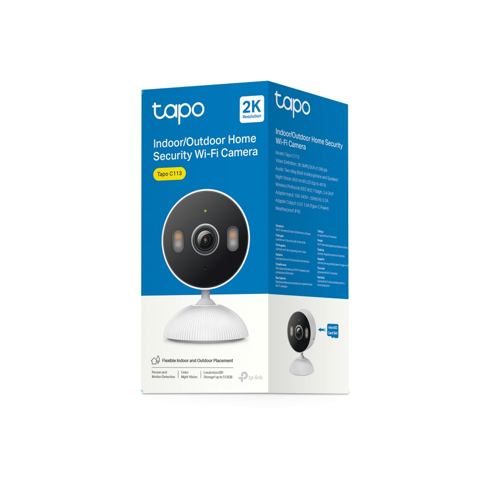 Tapo Indoor/Outdoor Wi-Fi Home Security Camera - C113