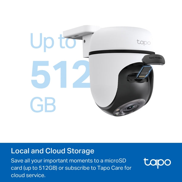 Tapo Outdoor Pan/Tilt Security WiFi Camera - Tapo C500