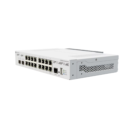 MikroTik CCR2004-16G-2S+PC - Cloud Core 16 Port Gigabit, 2 x SFP+ Quad Core Router