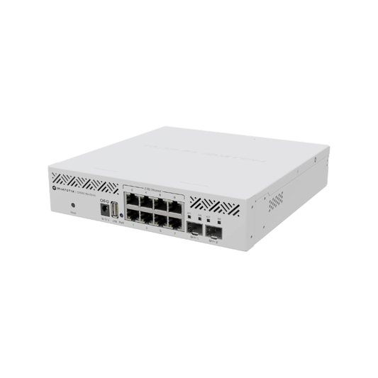 MikroTik CRS310-8G+2S+IN - 8 x 2.5Gbps Ethernet Ports, 2 x 10Gbps SFP+ Ports Cloud Router Switch