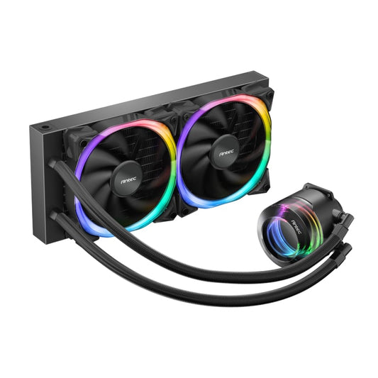 Antec Vortex 240 ARGB CPU Liquid Cooler - Black