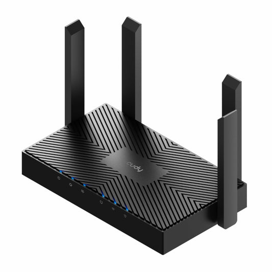 Cudy WR3000E AX3000 5-Port Gigabit Dual-Band Wi-Fi 6 Mesh Router – Black