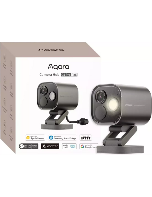 Aqara Camera Hub G5 Pro - Grey, Wired - Aqara Hub Not Required